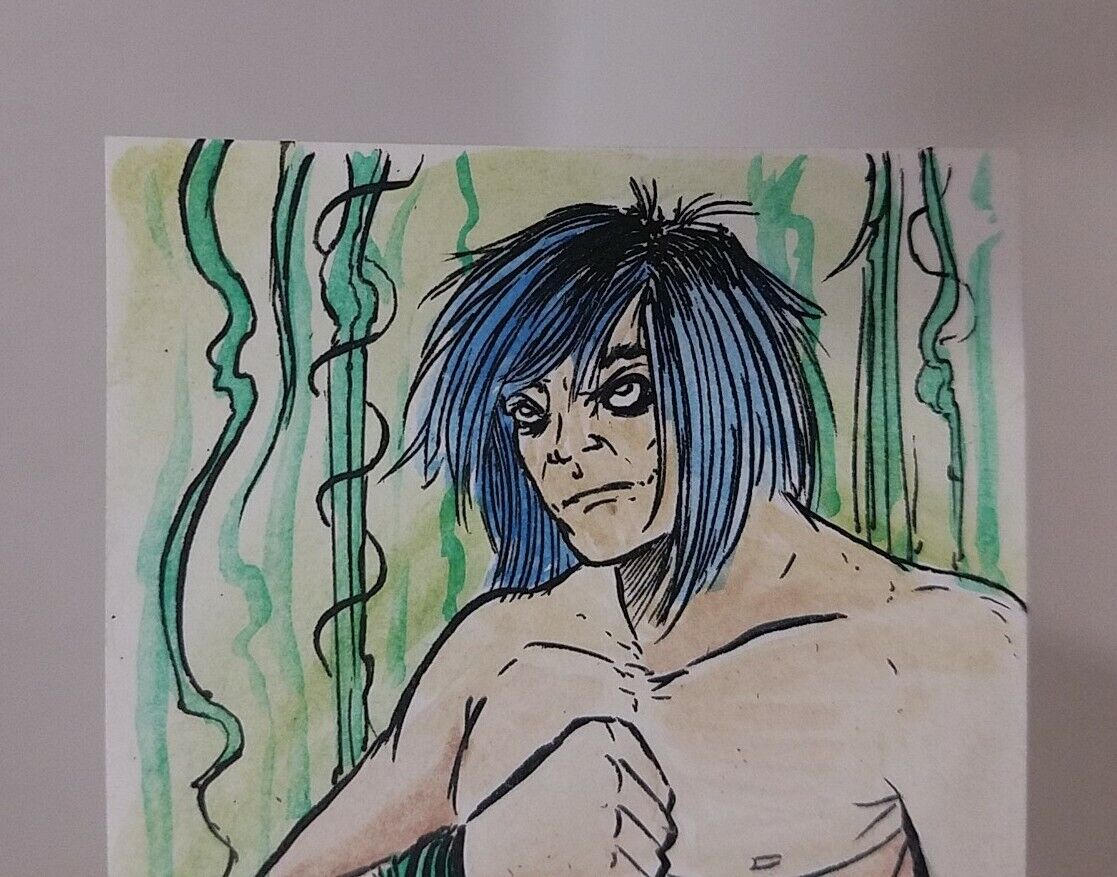 Tarzan 100th Anniversary 2012 Cryptozoic Sketch Card by Dave Castr Artist Proof