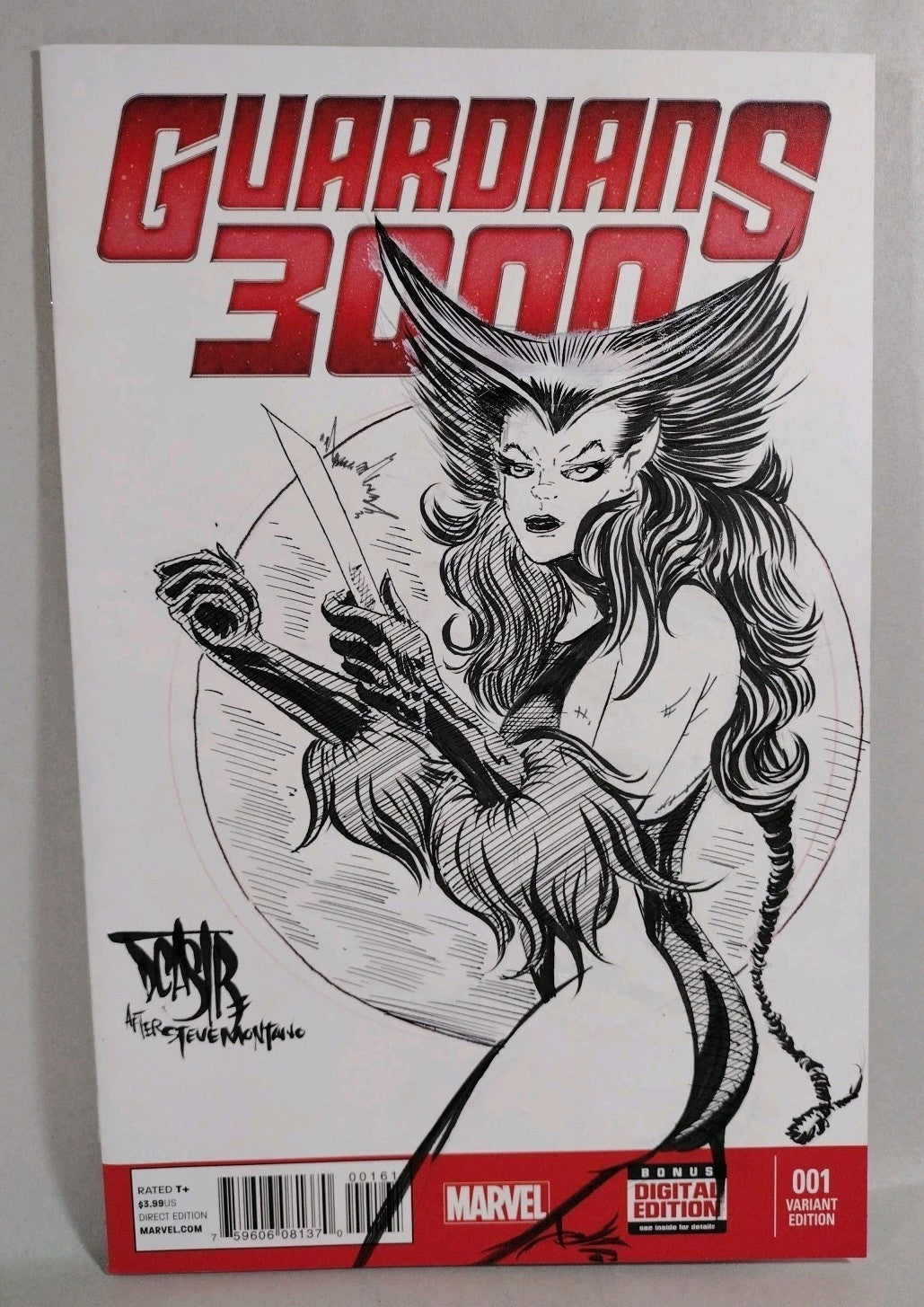 Guardians Of The Galaxy 3000 #1 Marvel Comic Sketch Var W Original DCastr Art