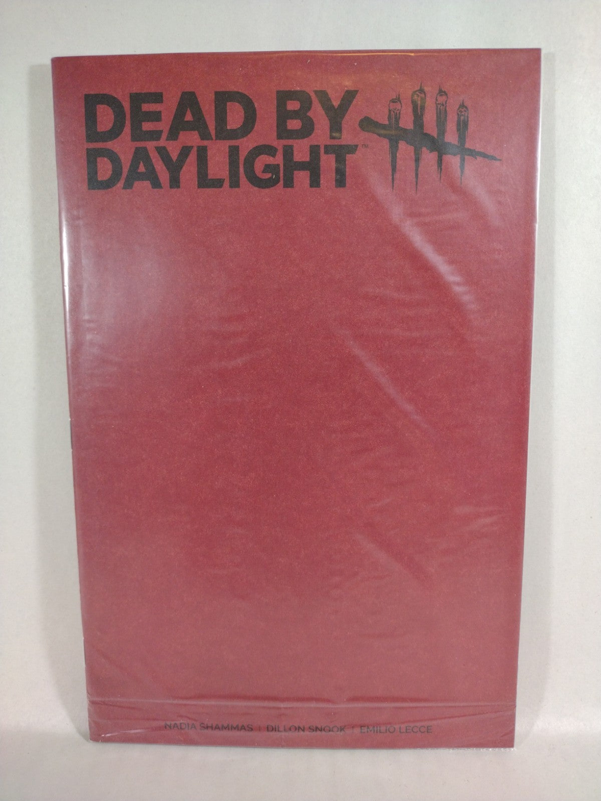 Dead By Daylight #1 (2023) Titan Comic Red Blank Variant Cover New Sealed In Bag