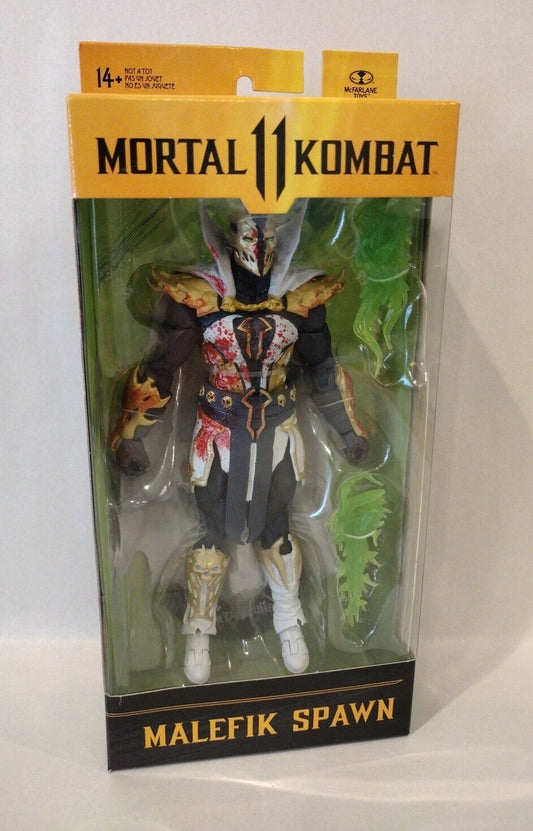 Mortal Kombat Malefik Spawn 7" McFarlane Toys Action Figure New In Dent Box