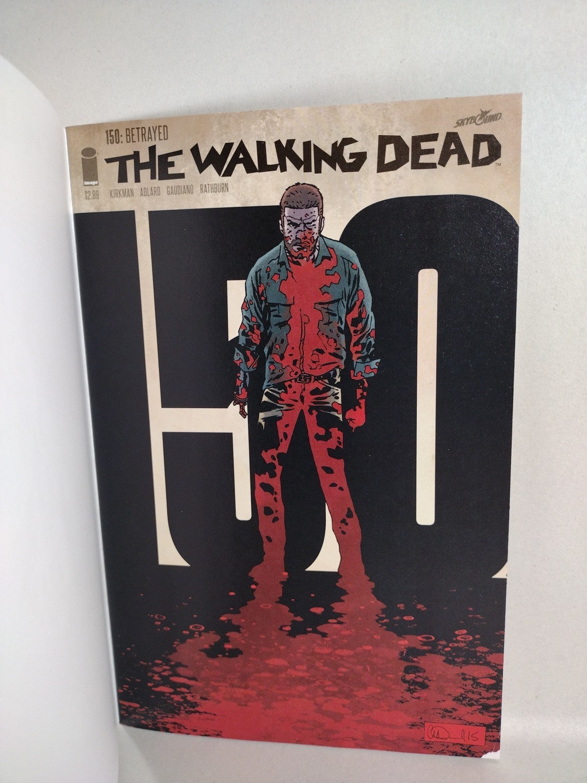 Walking Dead #150 (2016) Sketch Variant Cover Comic W Original Dave Castr Art
