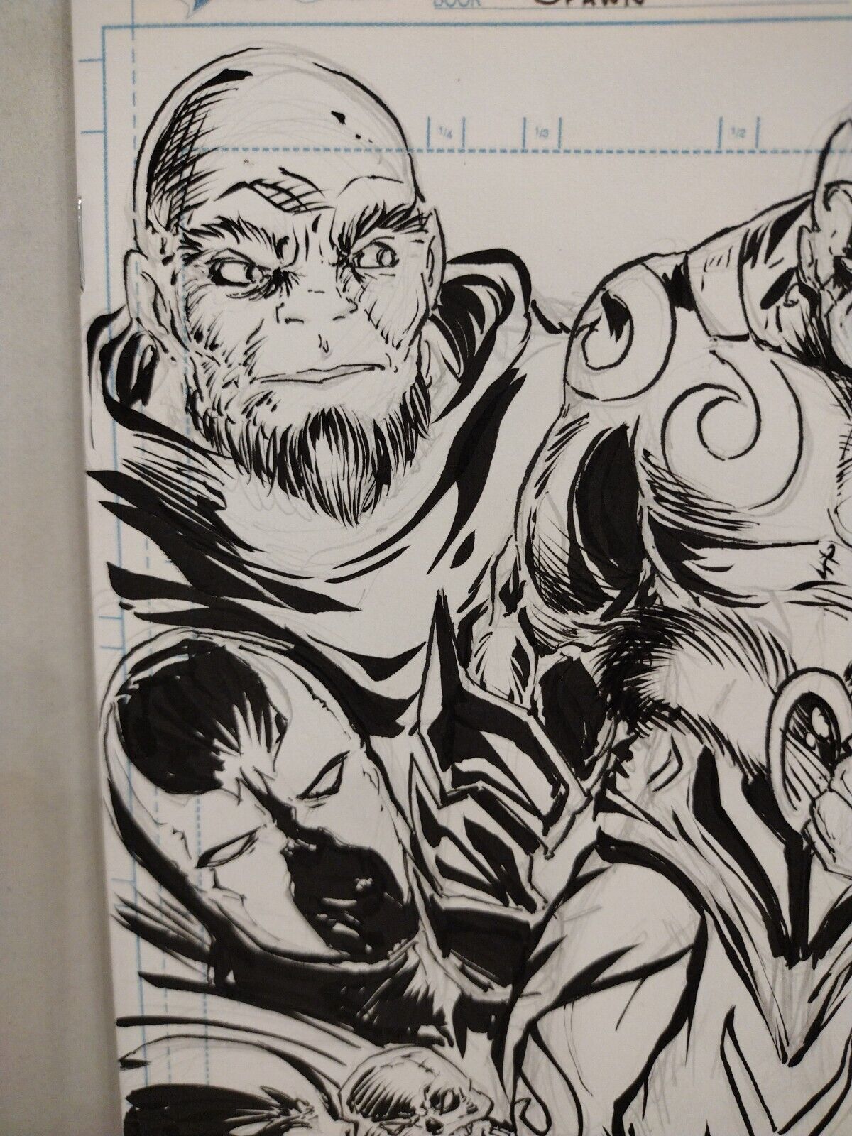 Spawn 339 (2023) Image Comic Blank Cover Variant w Original Dave Castr Art