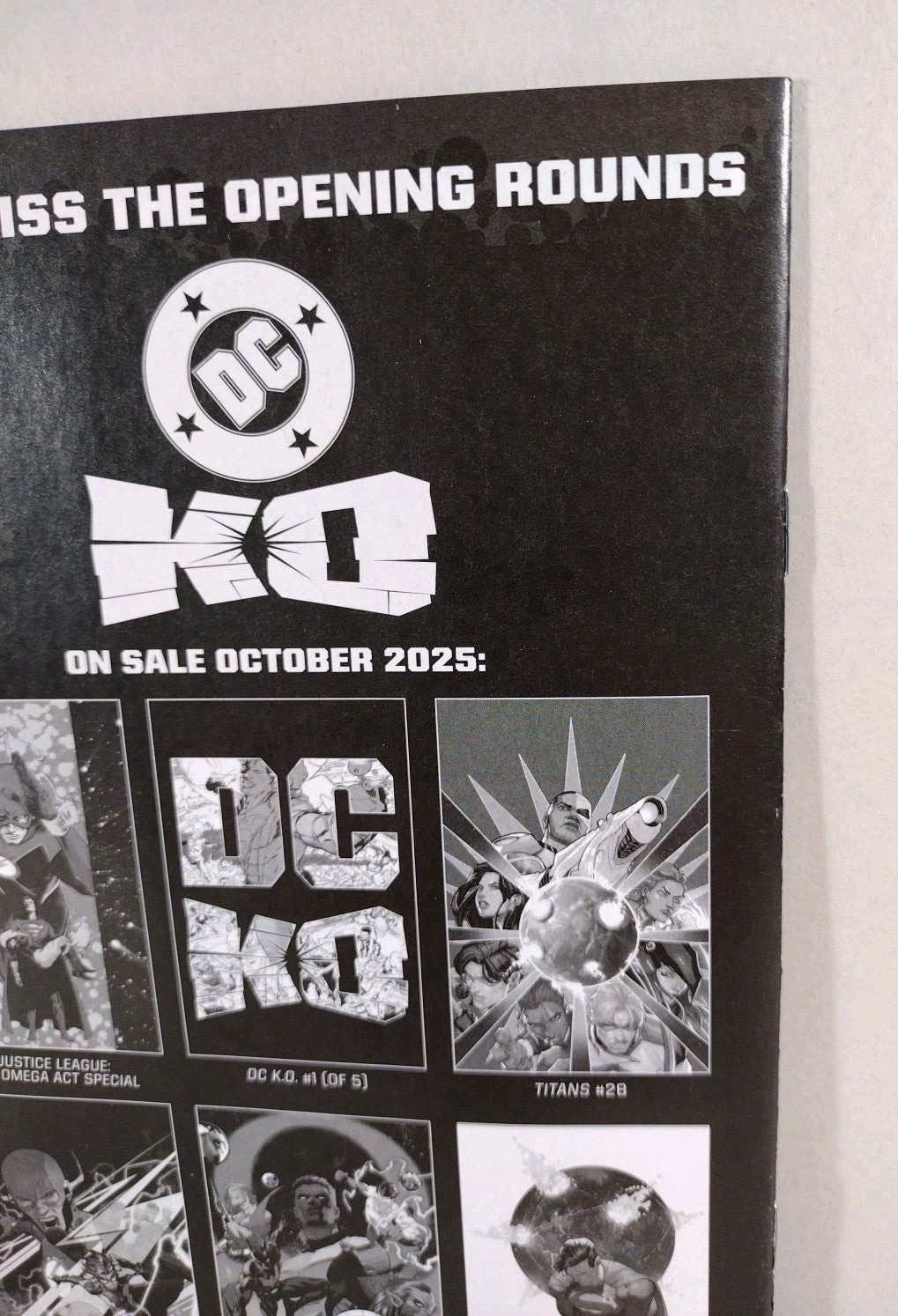 SDCC 2025 Exclusive DC KO Ashcan Special  Scott Snyder (Signed)