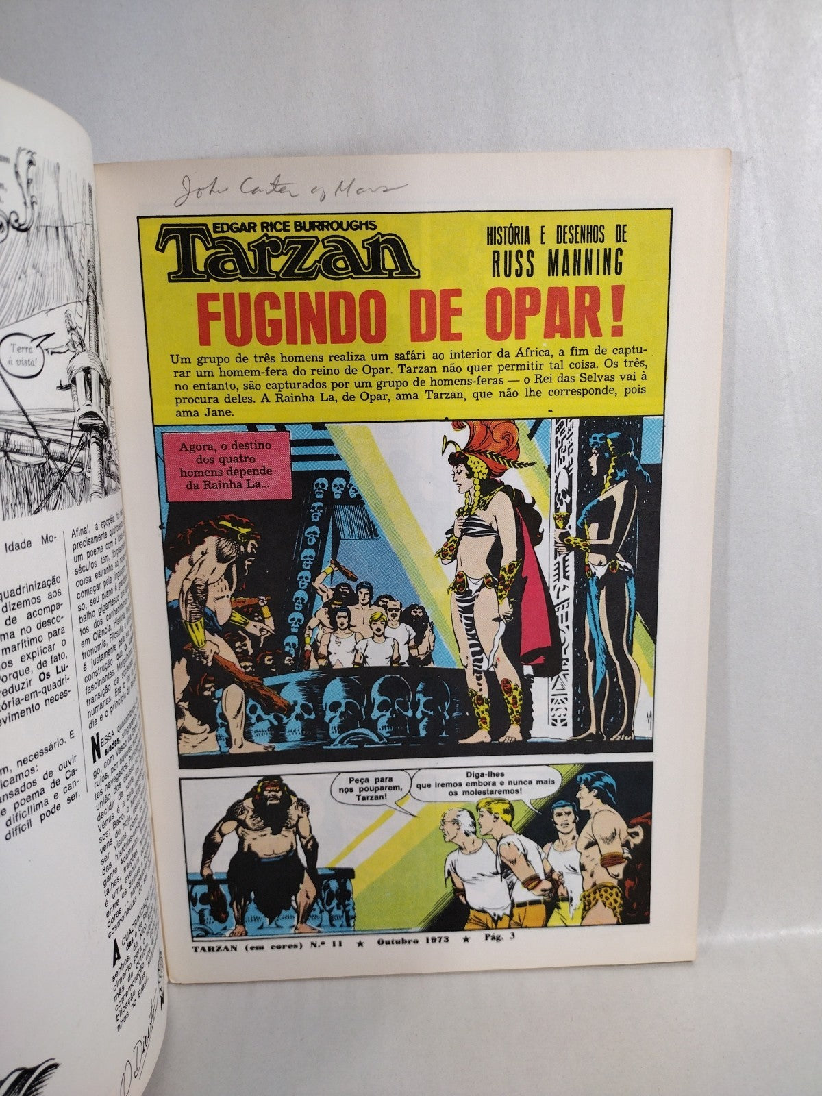 Tarzan (1973) EM Cores Brazilian DC Comic Lot #2 3 10 11 13 Special 2 Joe Kubert