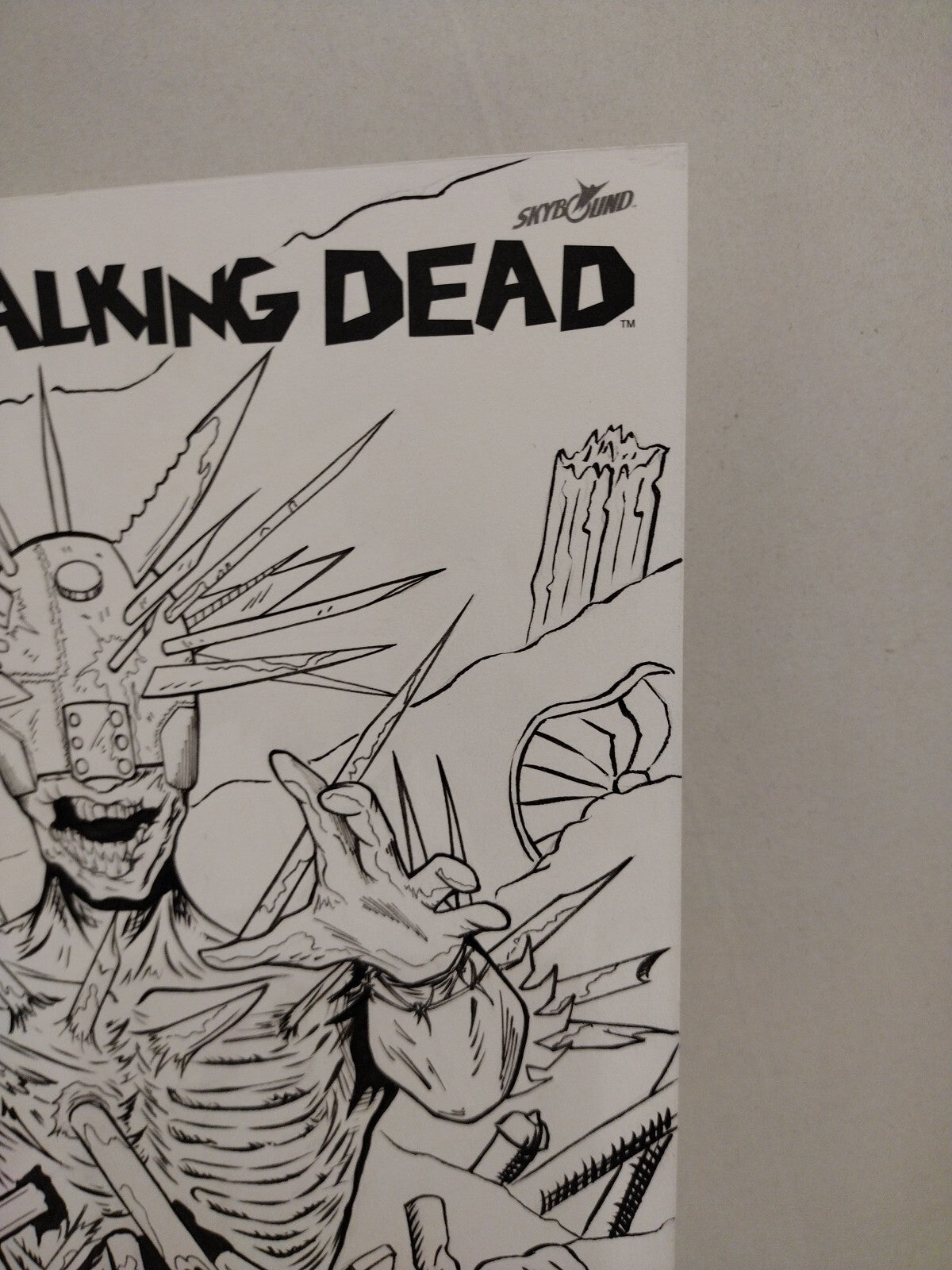 Walking Dead #150 (2016) Sketch Variant Cover Comic W Original Brett Ruppert Art