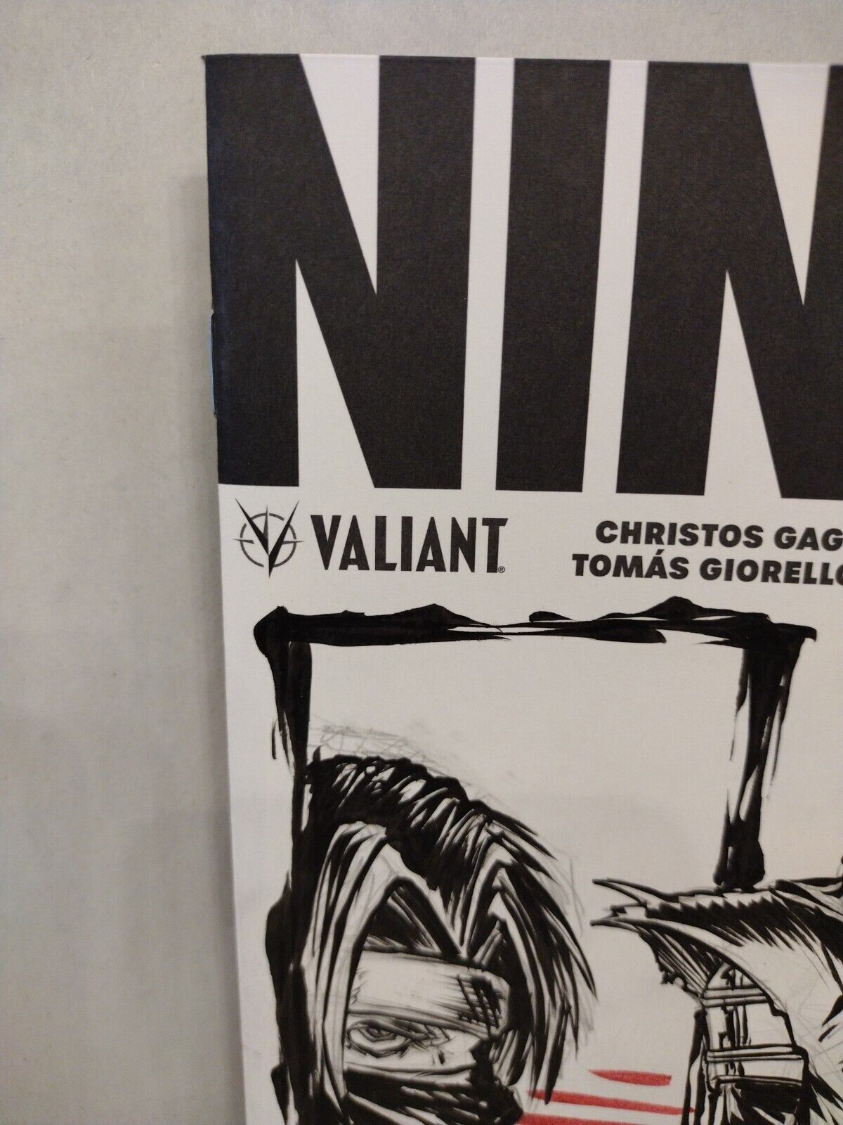 NinjaK #2 (2017) Blank Cover Valiant Comic W Original Dave Castr Art ARG COA