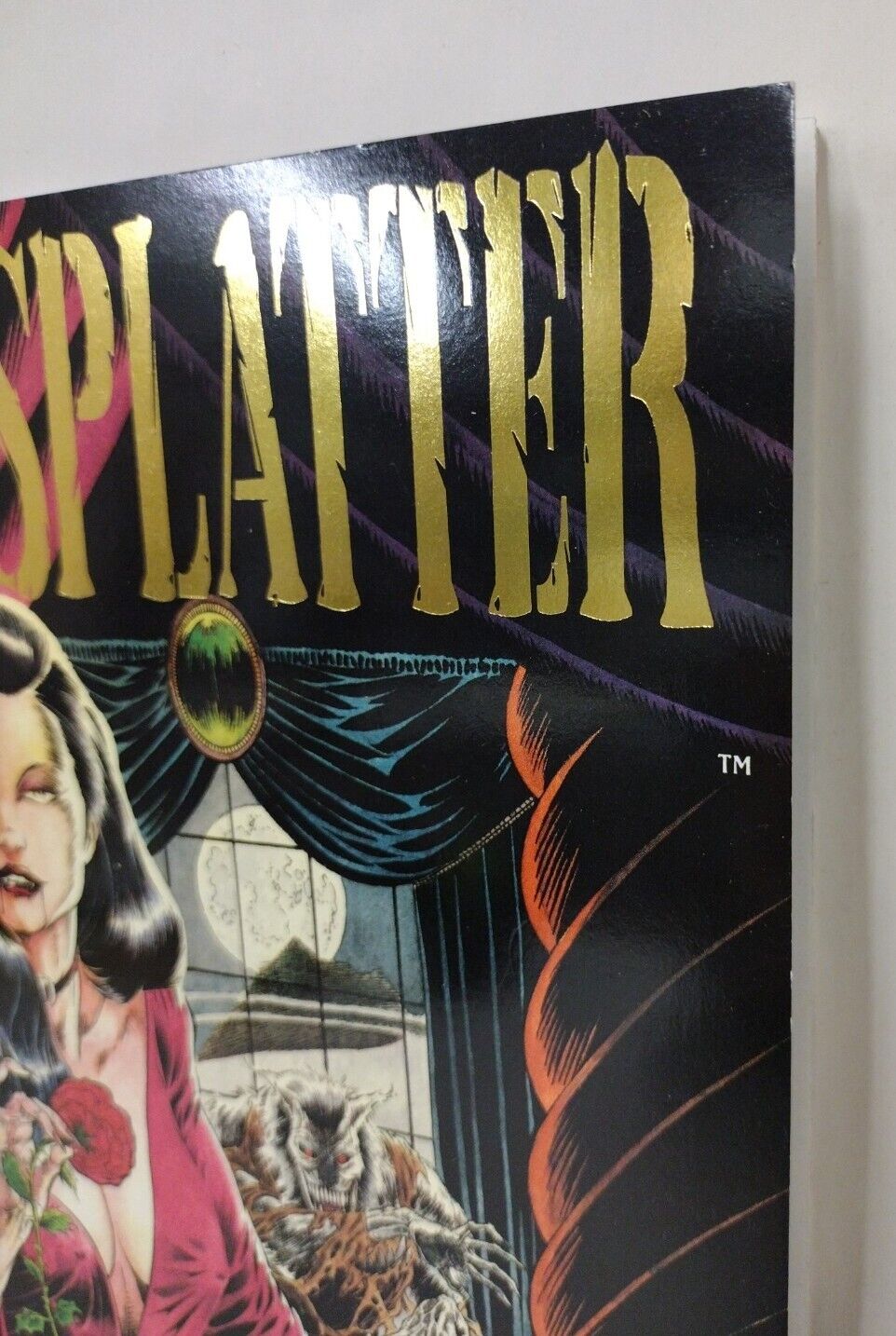 Splatter #1 (1991) Gold Foil Variant Rare Arpad Northstar Comic Tim Vigil Art