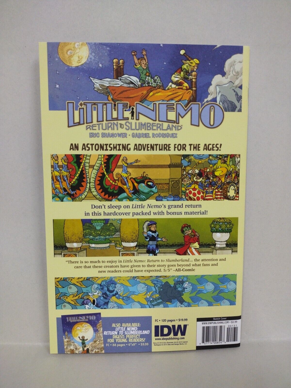 Donald Duck #1 (2015) IDW Disney Comic Blank Sketch Variant Cover VF-NM