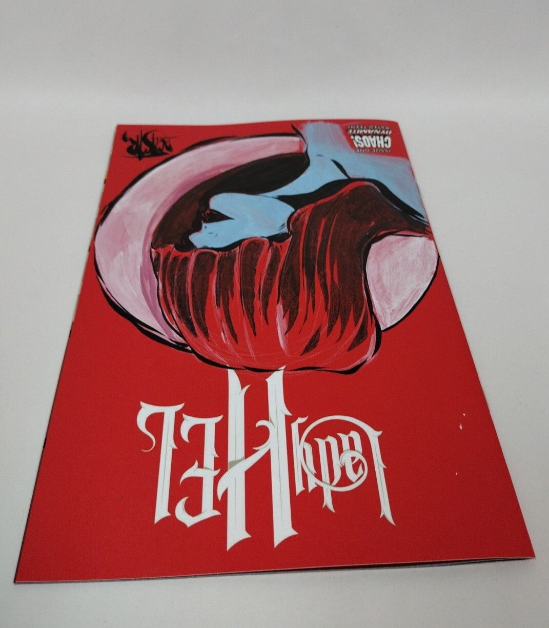 Lady Hel #1 (2022) Dynamite Red Sketch Cover Var Comic w Original Art Dave Castr