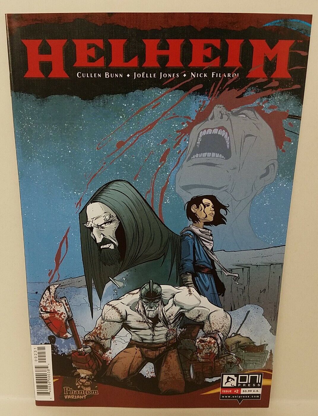 HELHEIM #2-5 EXCLUSIVE (2013) PHANTOM VARIANT CONNECTING COVER SET ONI PRESS