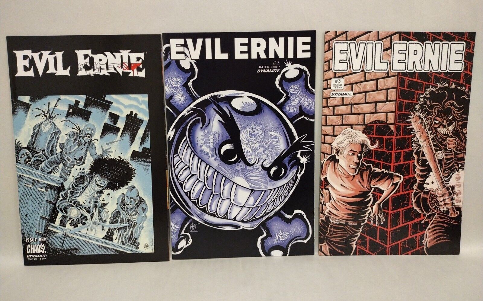 Evil Ernie (2021) Dynamite Comic TMNT Homage Variant Ken Haeser Lot Set #1 2 3