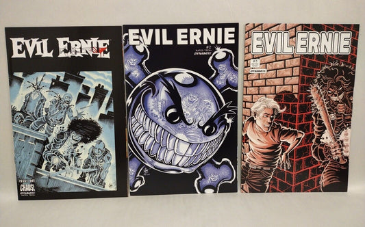 Evil Ernie (2021) Dynamite Comic TMNT Homage Variant Ken Haeser Lot Set #1 2 3