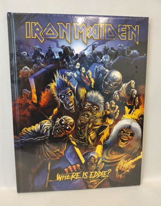 Iron Maiden Where Is Eddie? 2023 Hardcover Artbook Eduardo Benatar Fantoons New