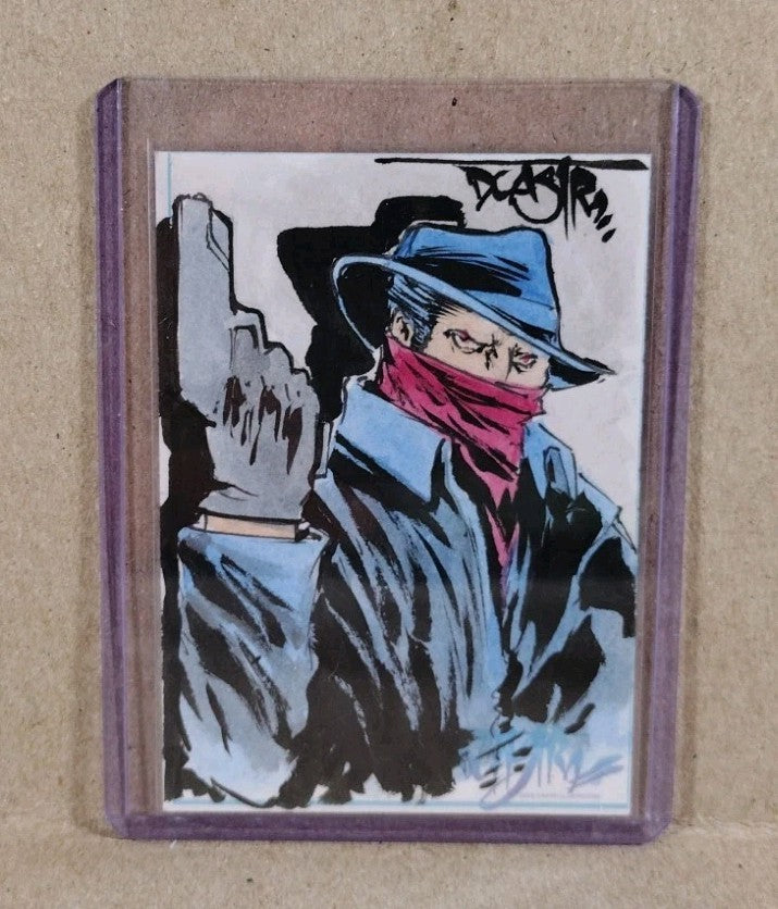 Dave Castr Crusin (2025) OAC Sketch Card W Original Shadow Art ACEO