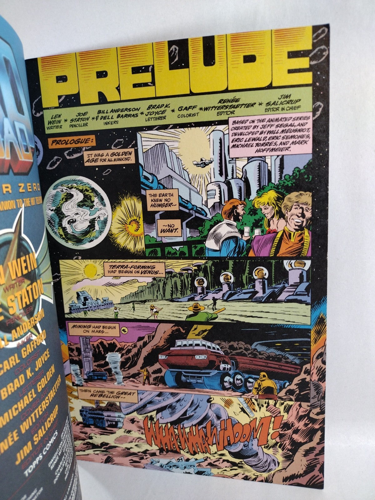 Exo-Squad #0 (1994) Topps Comic Len Wein Joe Staton VF