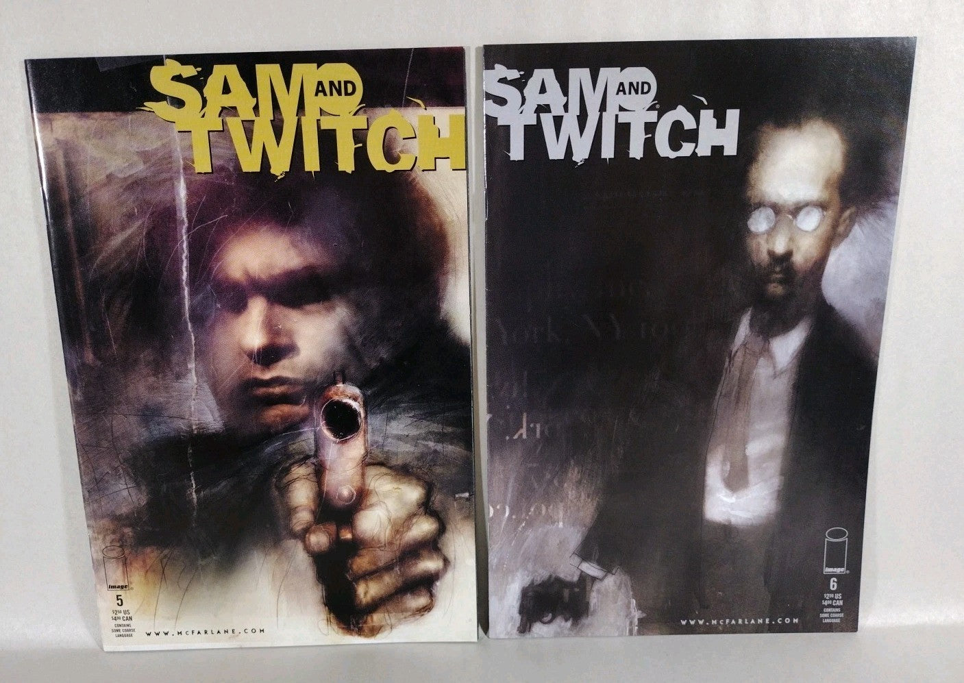 Sam And Twitch (1999) Image Comic Lot Set #1 2 3 4 5 6 7 8 Spawn Universe VF-NM