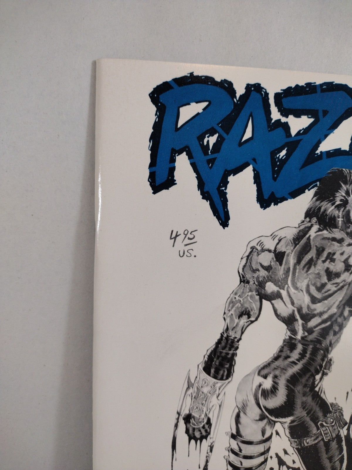 Razor #4 (1992) Fathom Press Tim Vigil Cover Platinum Ed W Poster Insert VF-NM