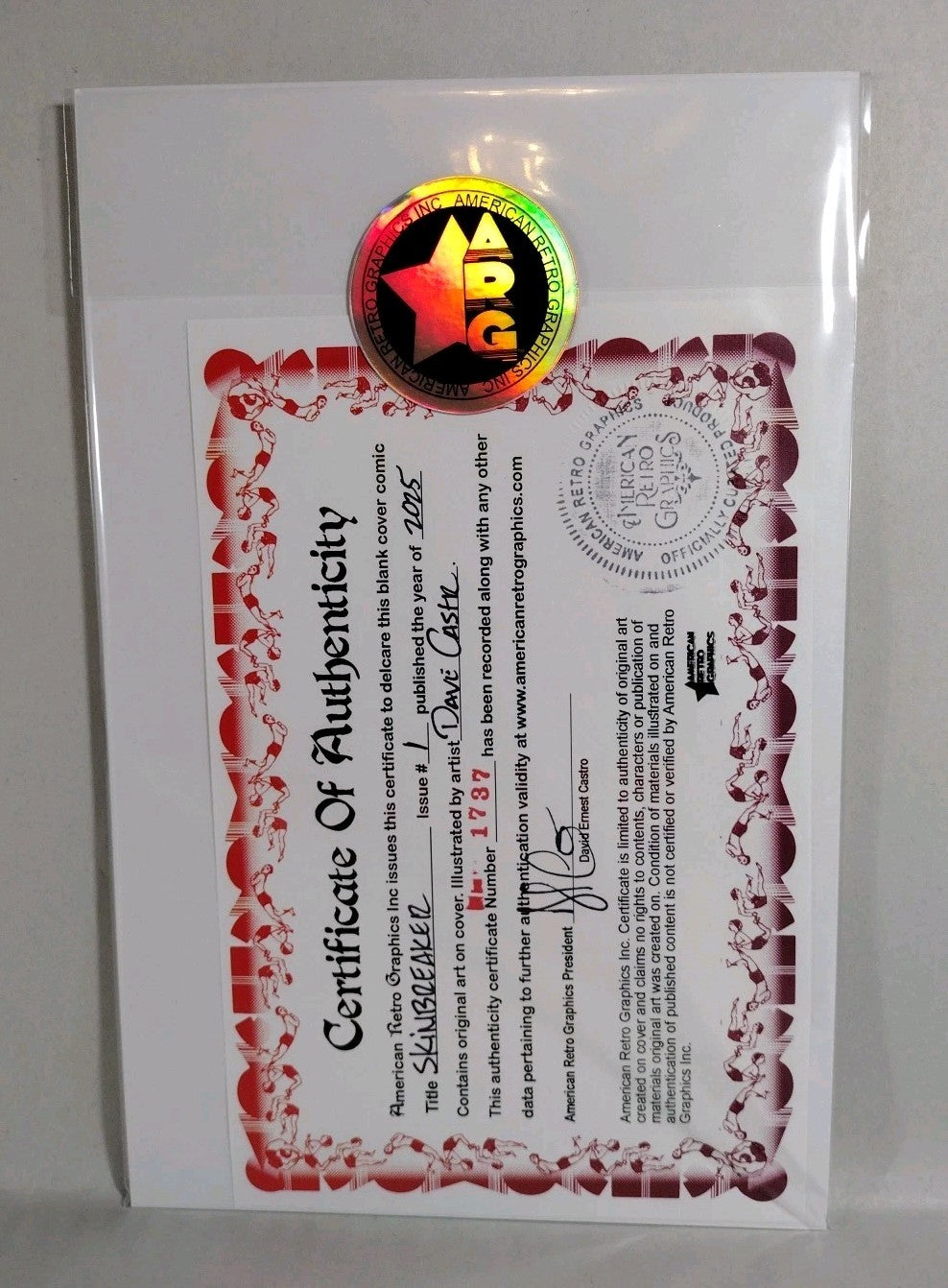 Skinbreaker #1 (2025) Image Sketch Variant Cover Comic W Original DCastr Art