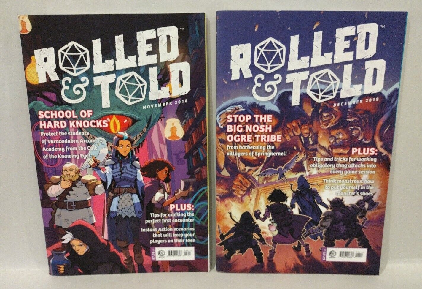 Rolled & Told (2018-19) #1-4, 6-12 Lion Forge Comic lot Of 11 issues D&D