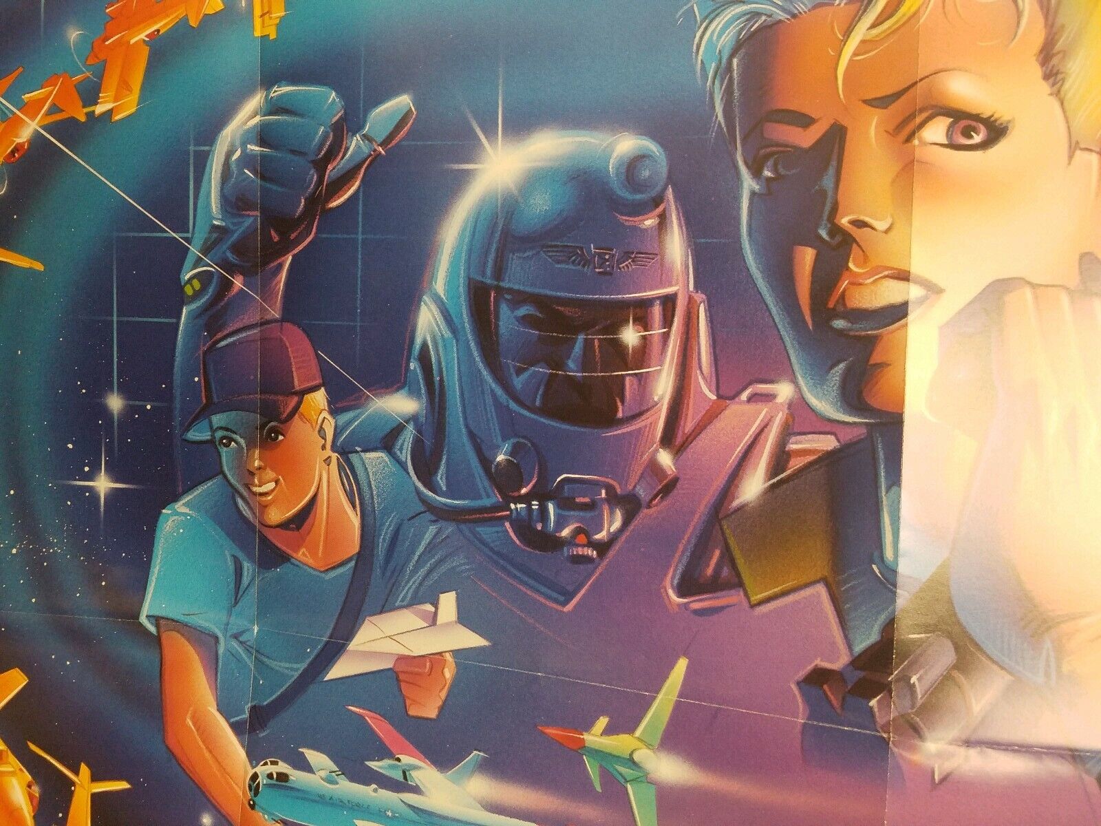 Tempest Fugitive (1990) Retailer Poster Ken Steacy Art DC Comics 22 X 35 Unused