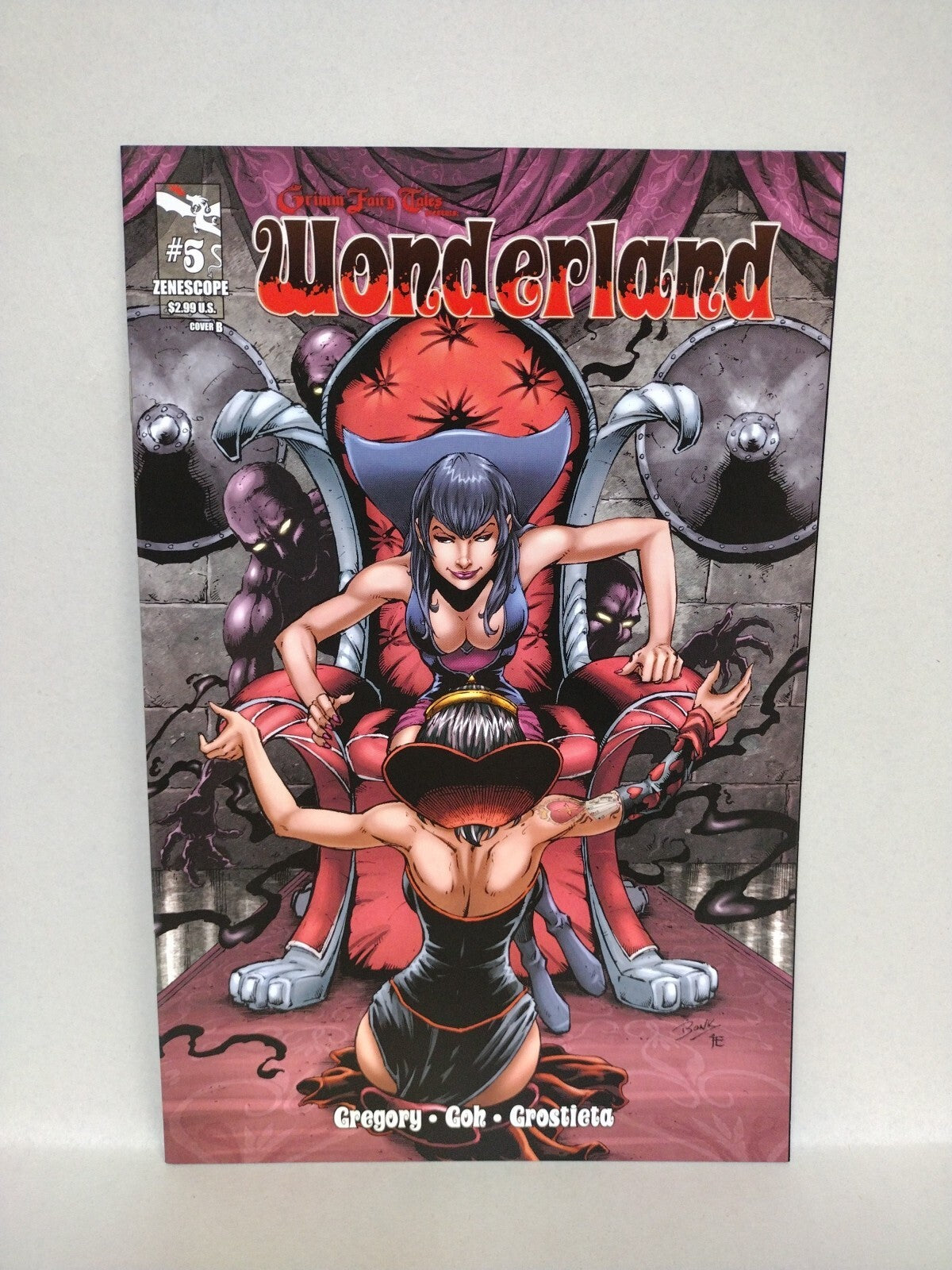 Wonderland (2012) Zenescope Grim Fairytales Comic Lot Set #2 3 4 5 NM