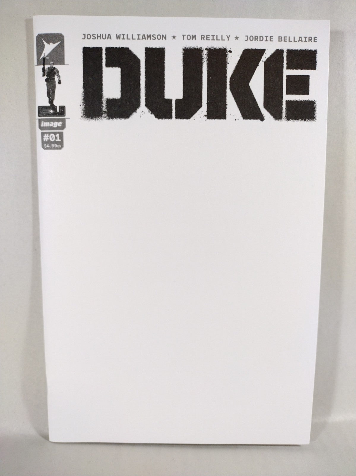 Duke #1 (2024) Image Skybound Blank Sketch Variant Comic New NM