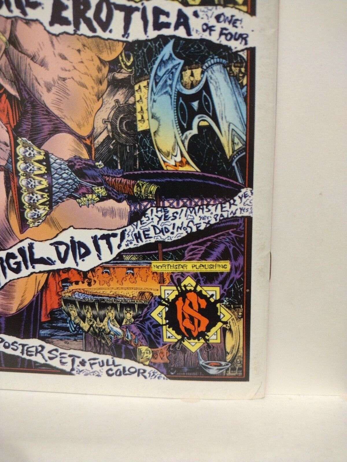 Slash #3 (1993) Northstar Horror Comic Signed James O'Barr Zeitgeist Cover