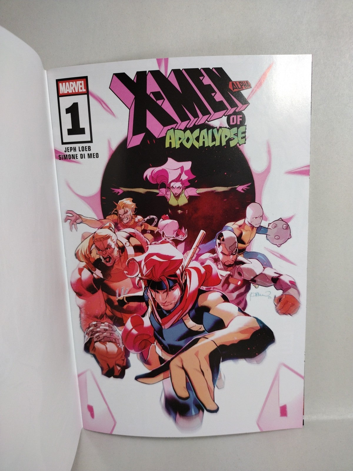 X-Men Alpha Of Apocalypse #1 Marvel Sketch Cover Var W Original Dave Castr Art