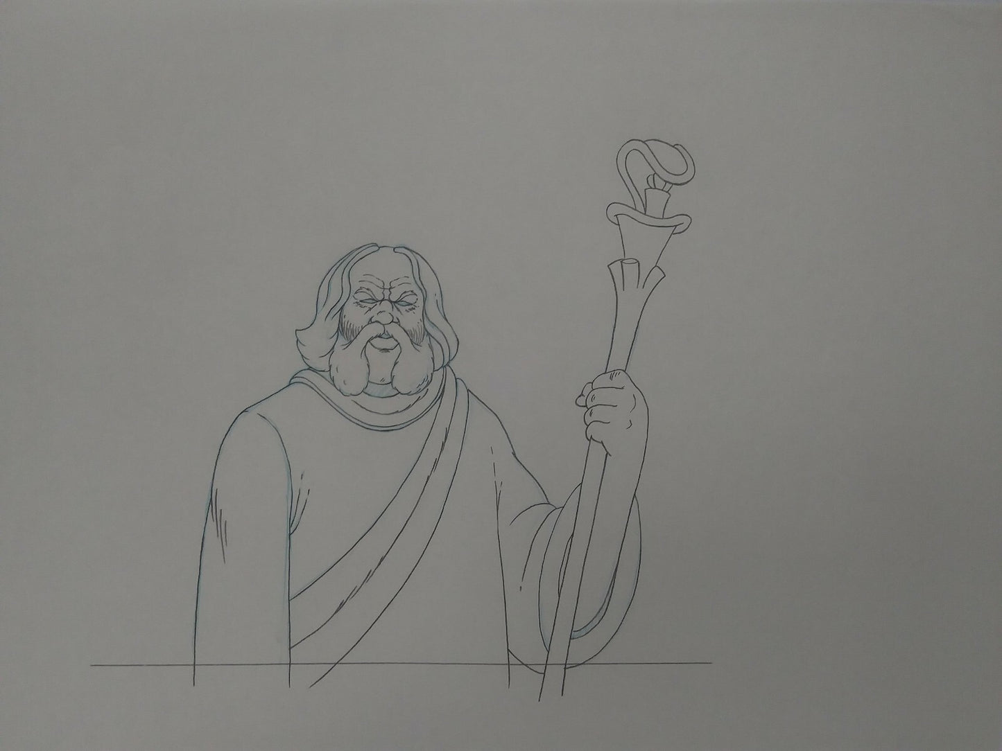 Lot Of 19 Original 1981 Heavy Metal Animation Pencil Art Prelims of Taarna Elder