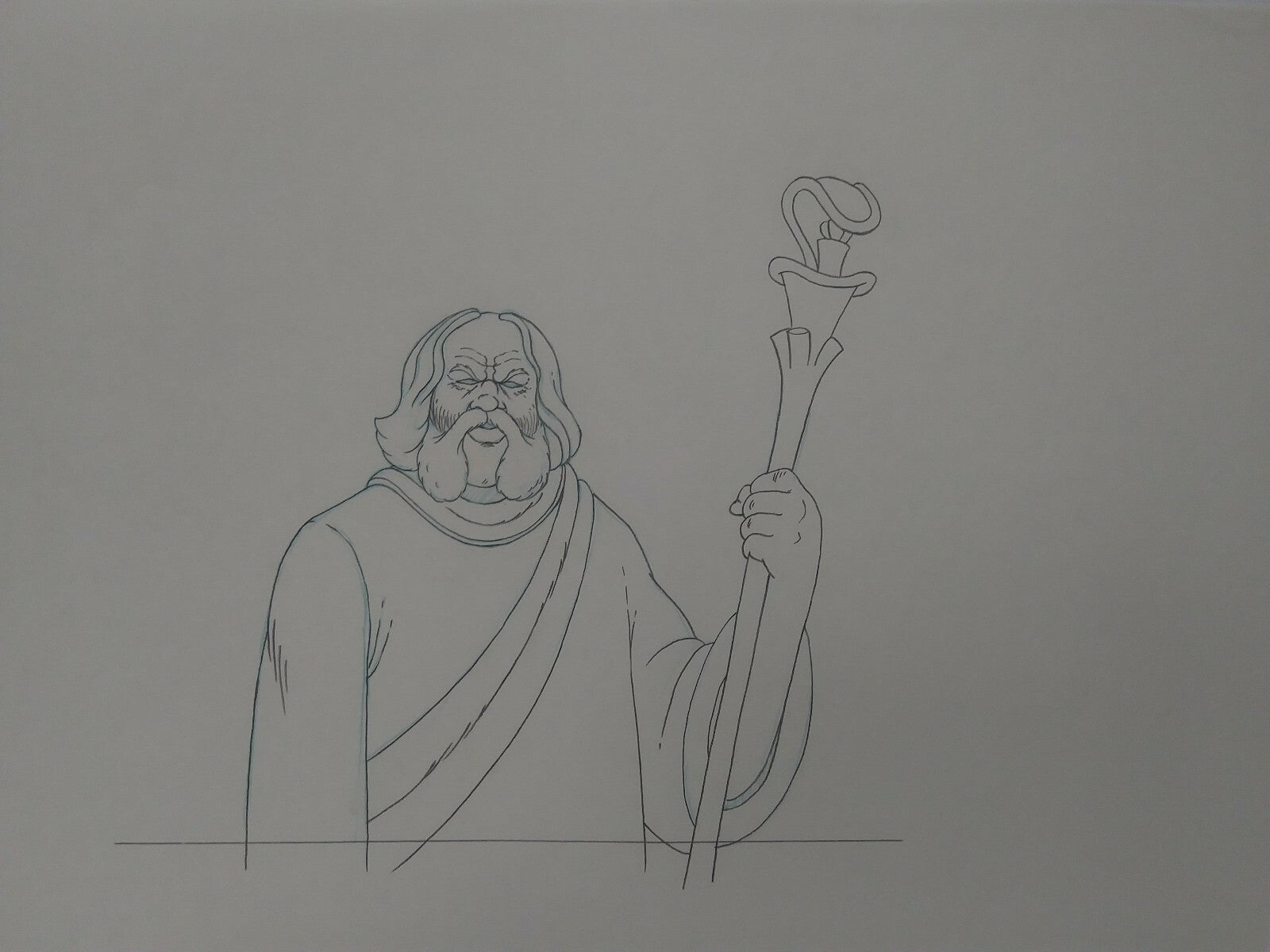 Lot Of 19 Original 1981 Heavy Metal Animation Pencil Art Prelims of Taarna Elder