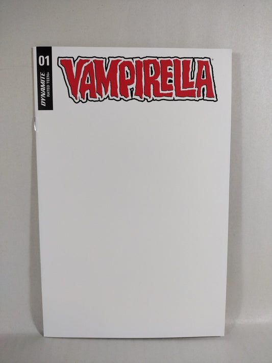 Vampirella #1 (2019) Dynamite Blank Sketch Variant Cover Comic New NM