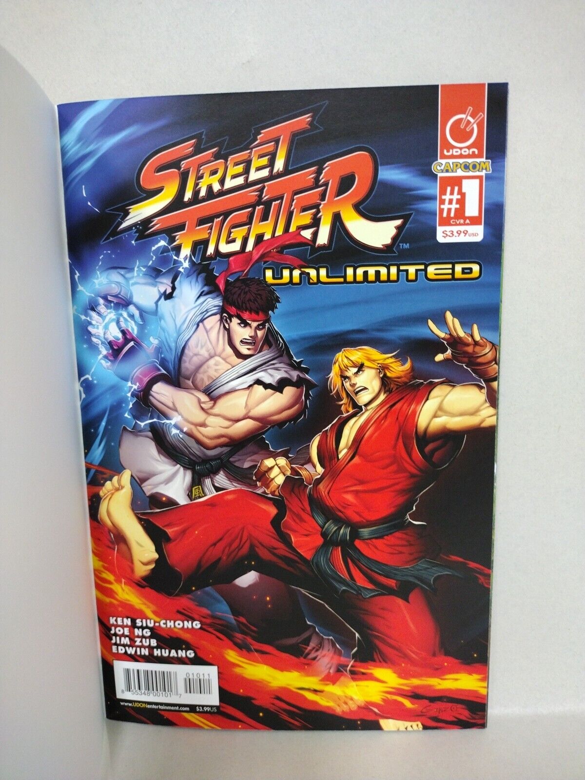 Street Fighter Unlimited #1 (2015) Udon Capcom Blank Sketch Variant Cover Comic 