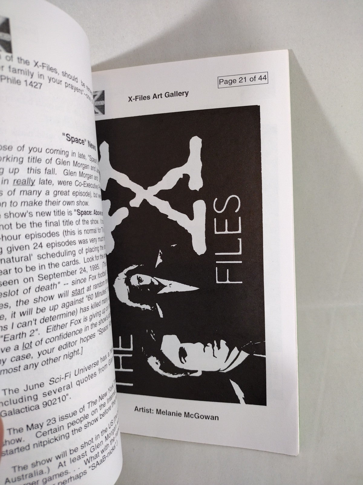 X-Files (1995) X-Phile Fan Club Exclusive Newsletters #6 7 8 9 11 + X-Notes #3 4