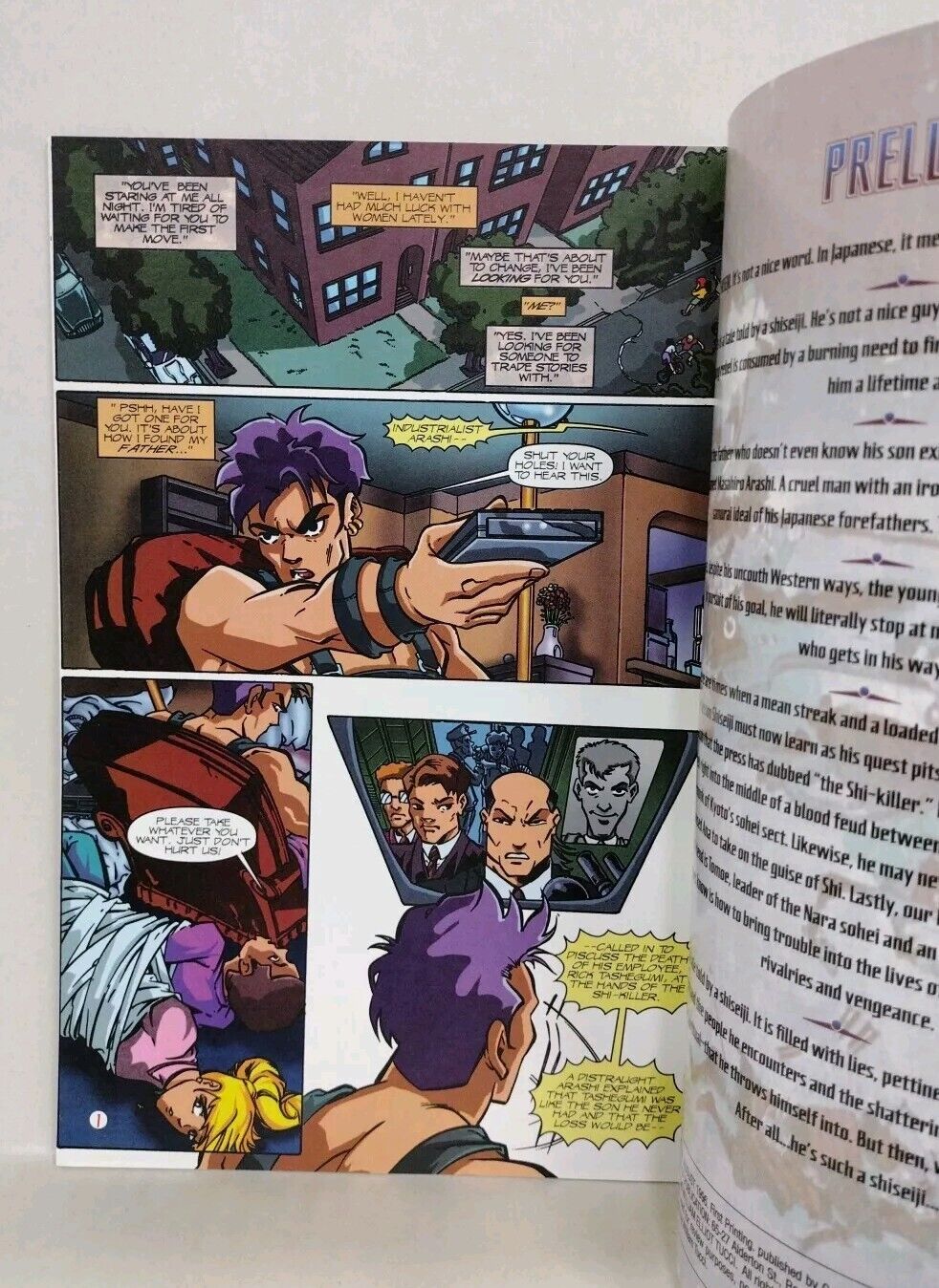 Manga Shi: Shiseiji #1 (1996) Crusade Comic Banzai Variant Edition VF