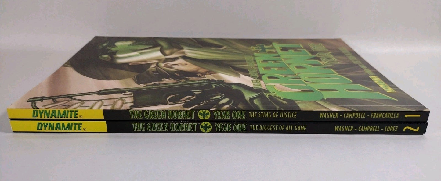 Green Hornet Year One (2010) TPB SC Set Vol 1 & 2 Dynamite Matt Wagner New 