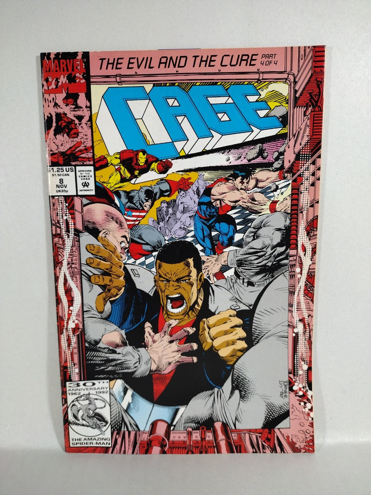 Cage (1992) Marvel Comic Lot Set #1 3 4 5 6 7 8 Evil And The Cure Pt 1-4 VF-NM