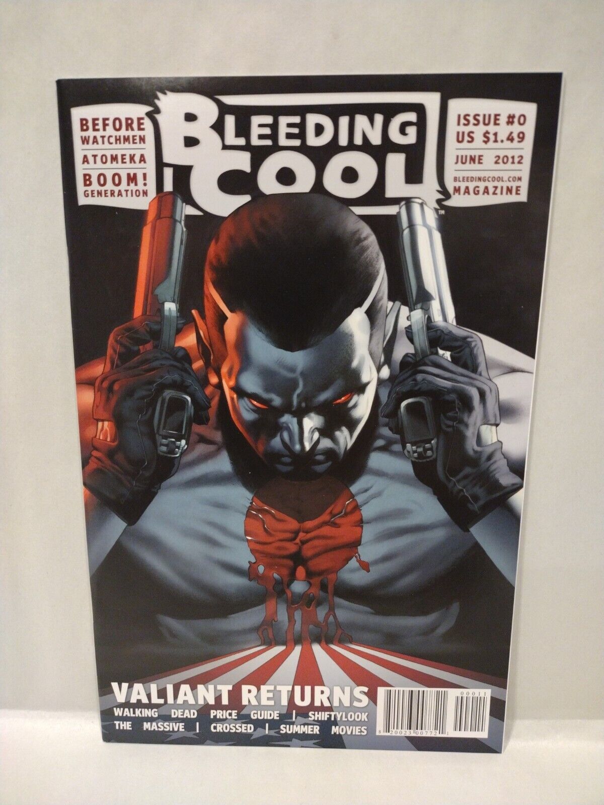 Bloodshot (2012) Valiant Comic Lot Set #0 1 Bleeding Cool Magazine #0