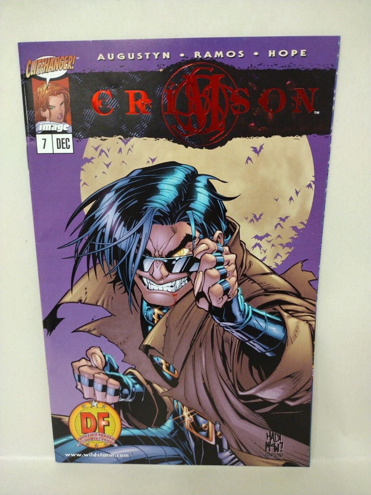 Crimson #7 (1998) Dynamic Forces Red Foil Edition COA 4735/10000 Humberto Ramos