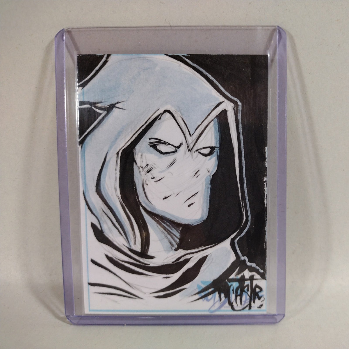 Dave Castr Crusin (2025) OAC Sketch Card W Original Marvel Punisher Art