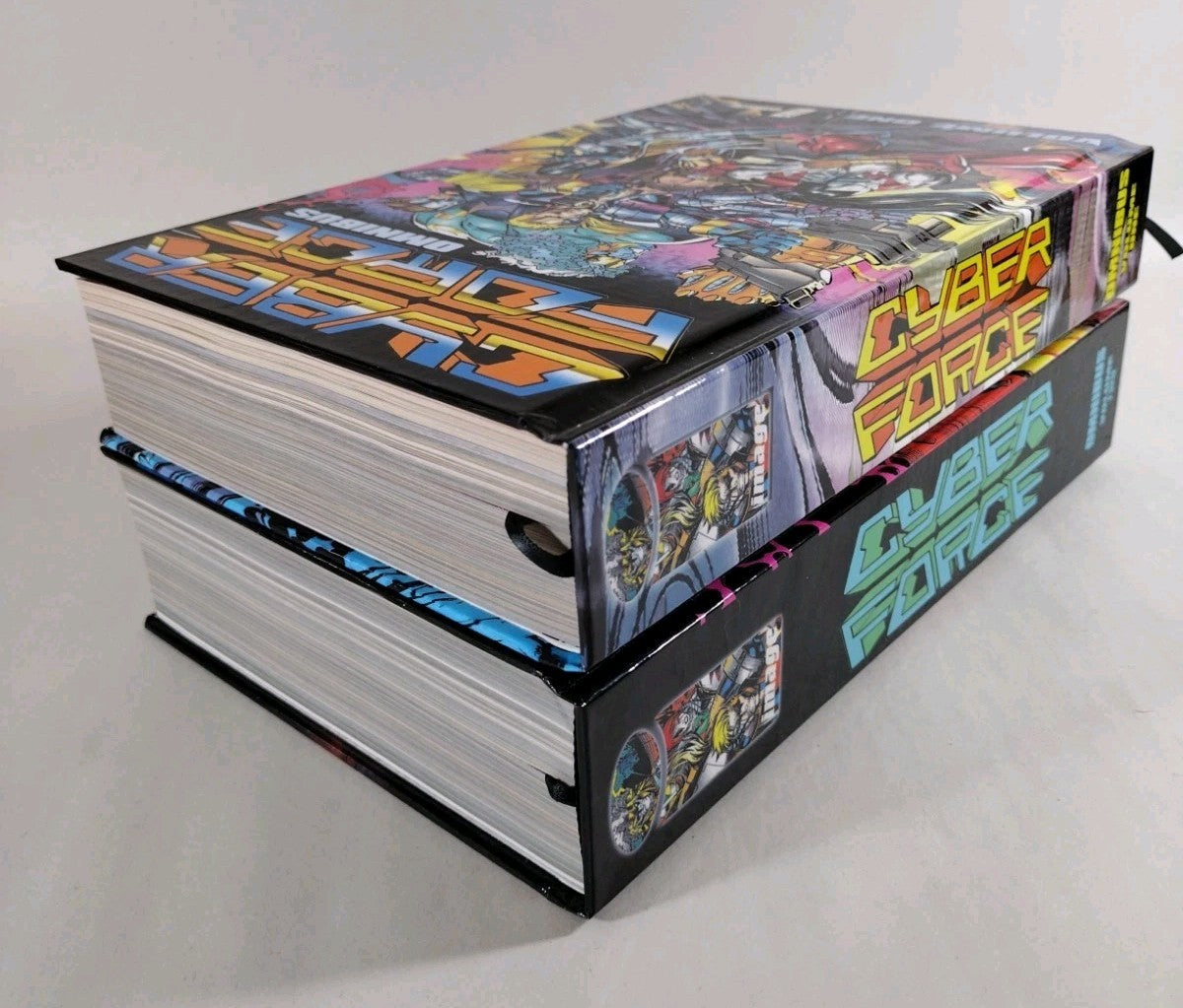 Cyberforce Omnibus (1992-97) Complete Custom Bound Image Comic HC 2 Book Set ARG