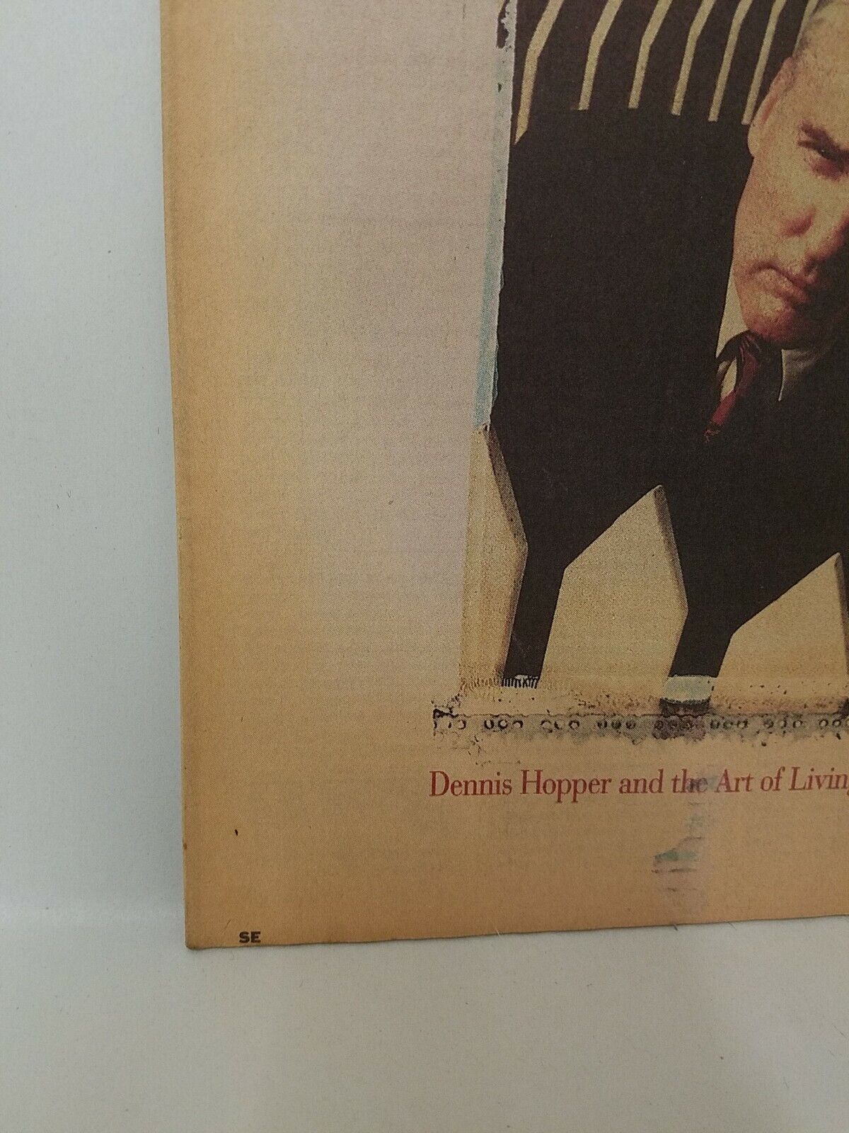 TV Times (1991, Los Angeles) July 14-20 Dennis Hopper Cover Personal Article 