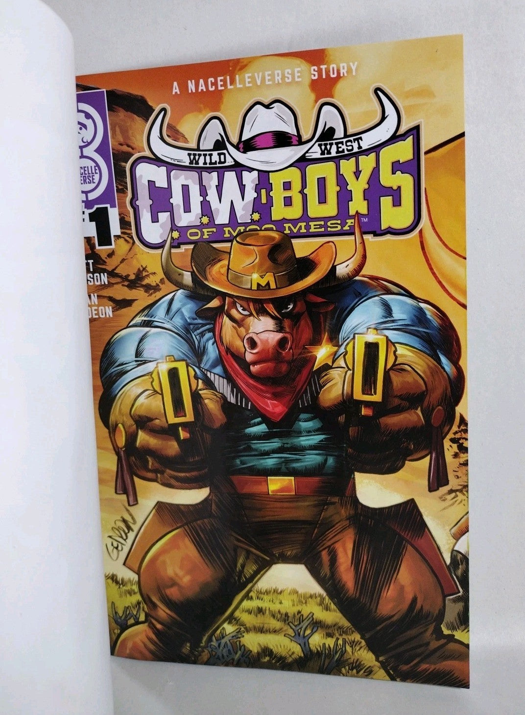 Cowboys Of Moo Mesa #1 (2025) Nacelle Comic Sketch Cover W Original DCastr Art