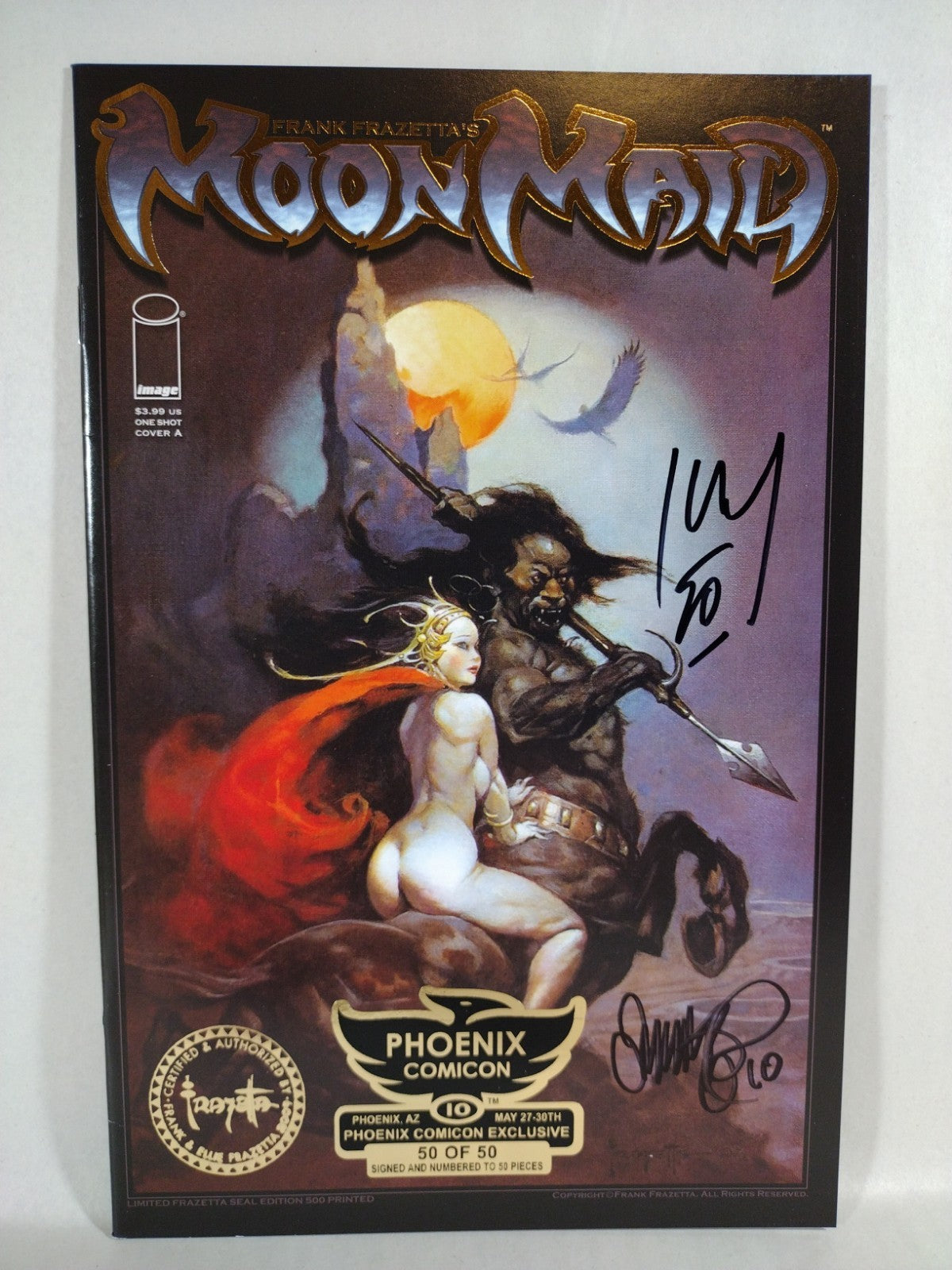Frank Frazetta Moon Maid #1 Image Comic One Shot Phoenix Exclusive Signed #'d