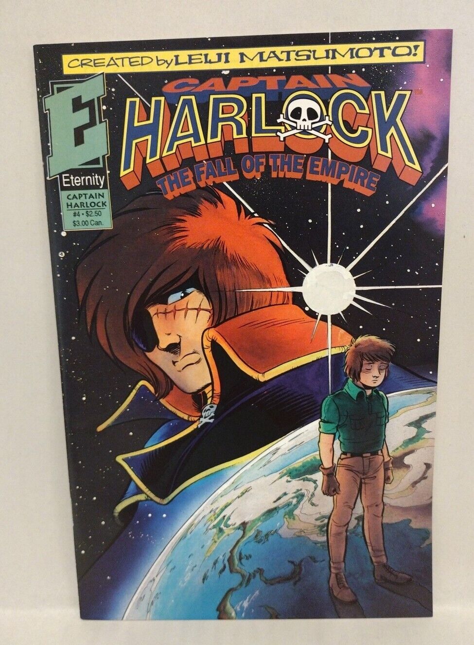 Captain Harlock Fall Of The Empire (1992) Complete Eternity Comic Set + Special