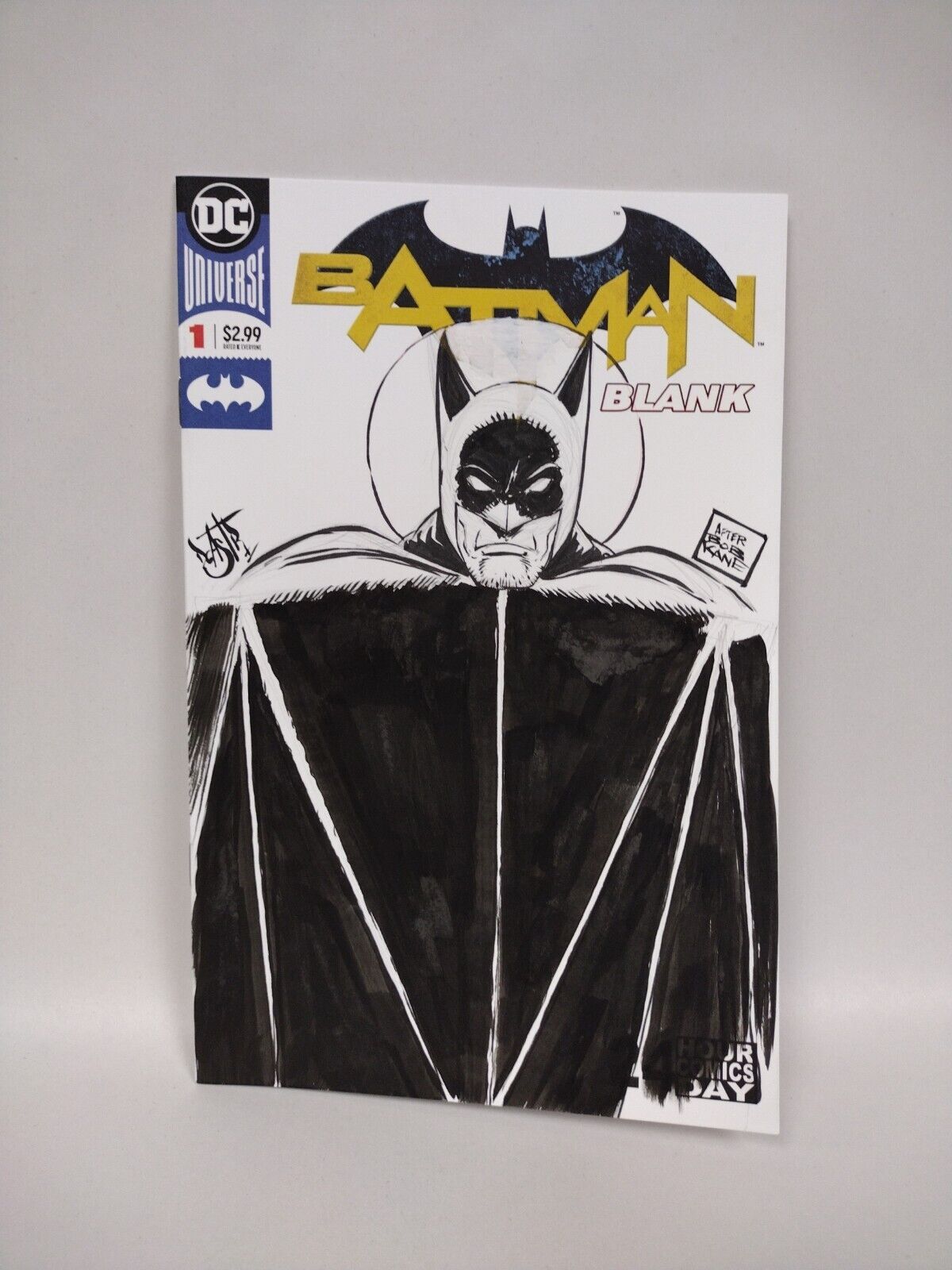 Batman Blank #1 (2020) Blank Cover Variant Comic Original Batman Dcastr Art 