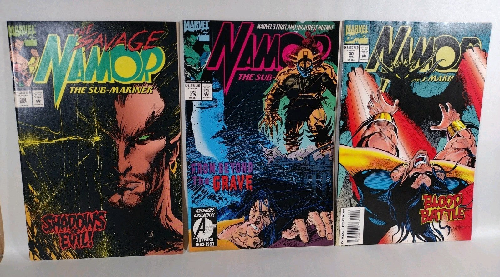 Namor The Submariner (1992) Marvel Comic Lot Set #25-49 51 Jae Lee VF-NM