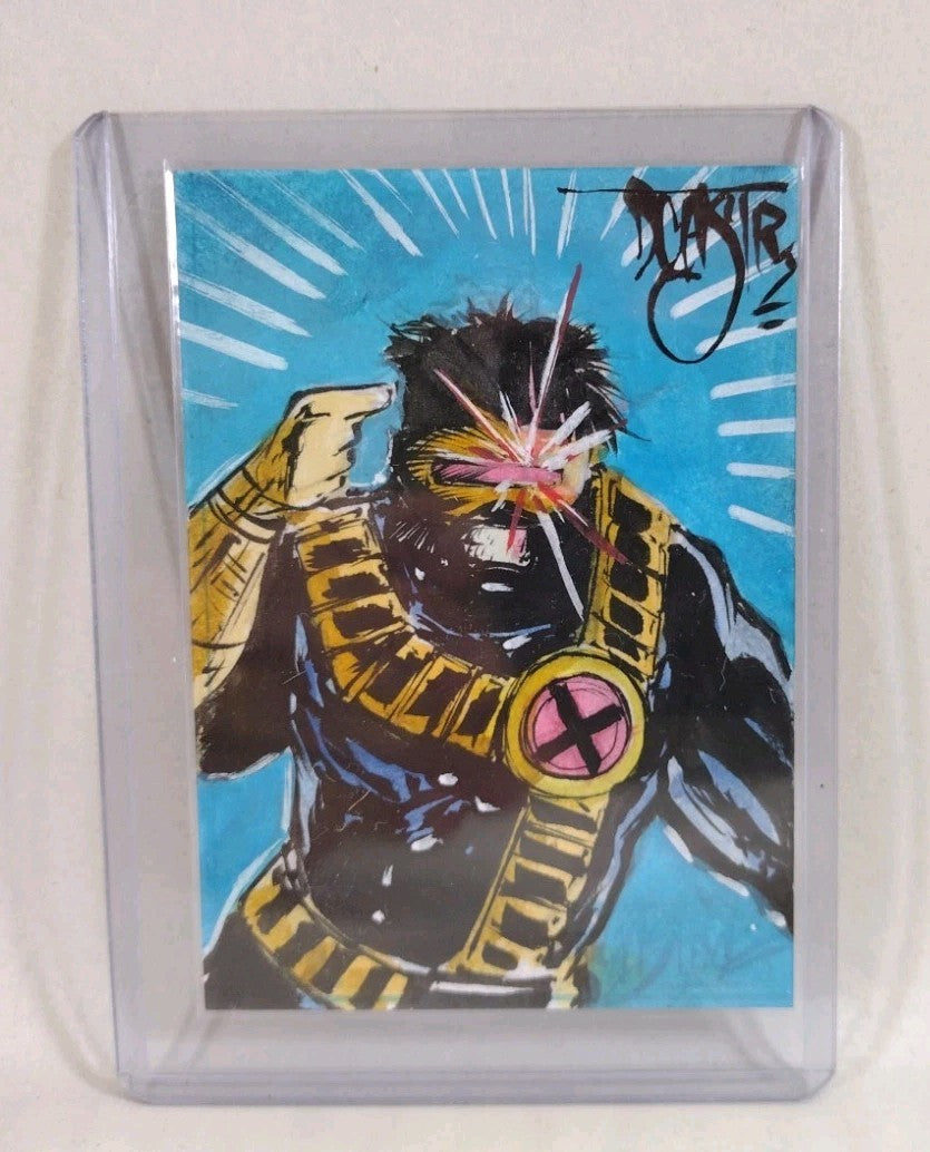 Dave Castr Crusin (2025) OAC Sketch Card W Original Marvel Cyclops Art 