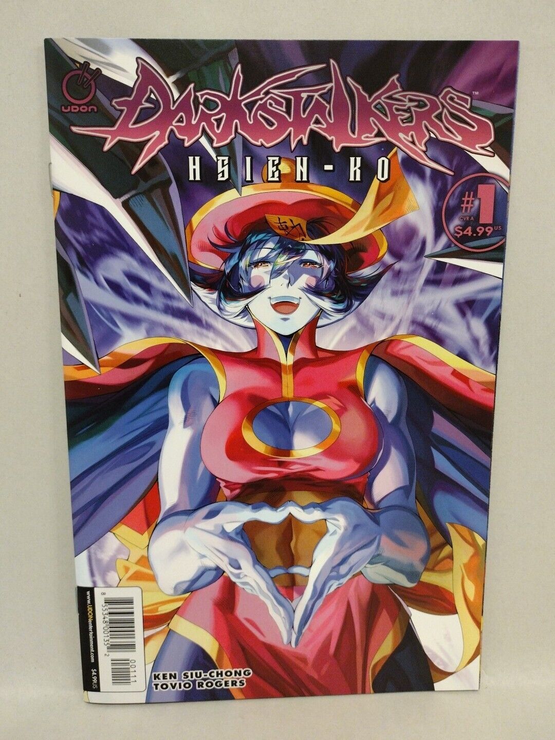 DARKSTALKERS HSIEN KO 1 (2023) Udon Capcom Comic Cover A PANZER NM