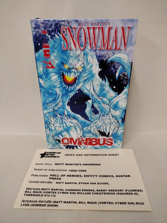 Matt Martin's Snowman (1995-1999) Omnibus ARG Custom Bound Horror Comics HC New