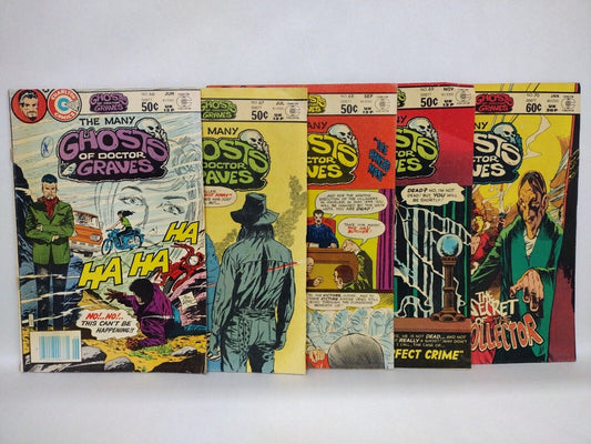 Many Ghost Of Doctor Graves (1981) Carlton Comic Lot #66 67 68 69 70 GD-VG 